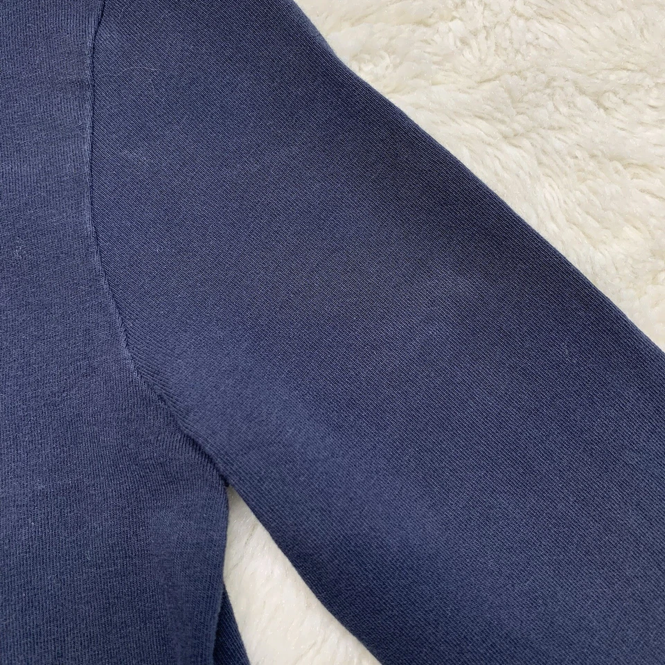 Vestido Little Marc Jacobs Niña Pequeña Manga Larga Azul Rojo Talla 2 Años Foto 3 de 4