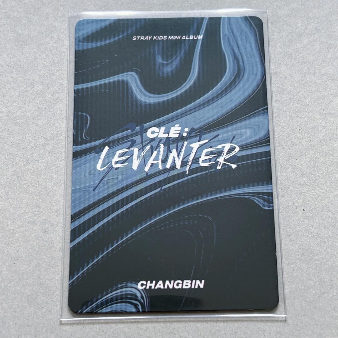Stray Kids Changbin Cle LEVANTER Limited ver Official Lenticular