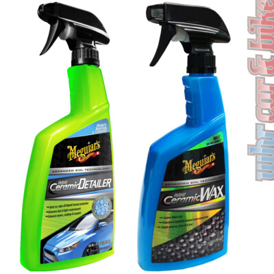 Meguiars Hybrid Ceramic Spray Wax Lackversiegelung + Detailer Schnellreiniger