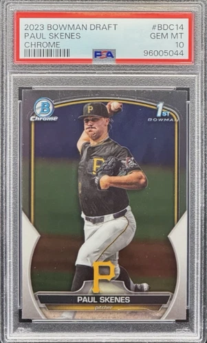 2023 Bowman Draft Paul Skenes Chrome 1st #BDC-14 Pirates PSA 10