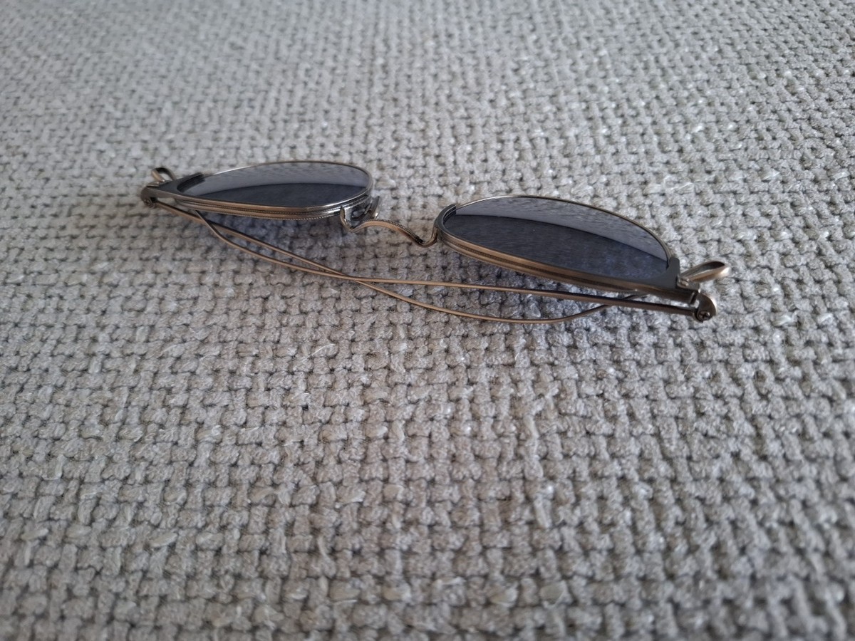 EYEVAN 7285 Panto Titanium Sunglasses Model 751 Antique Silver