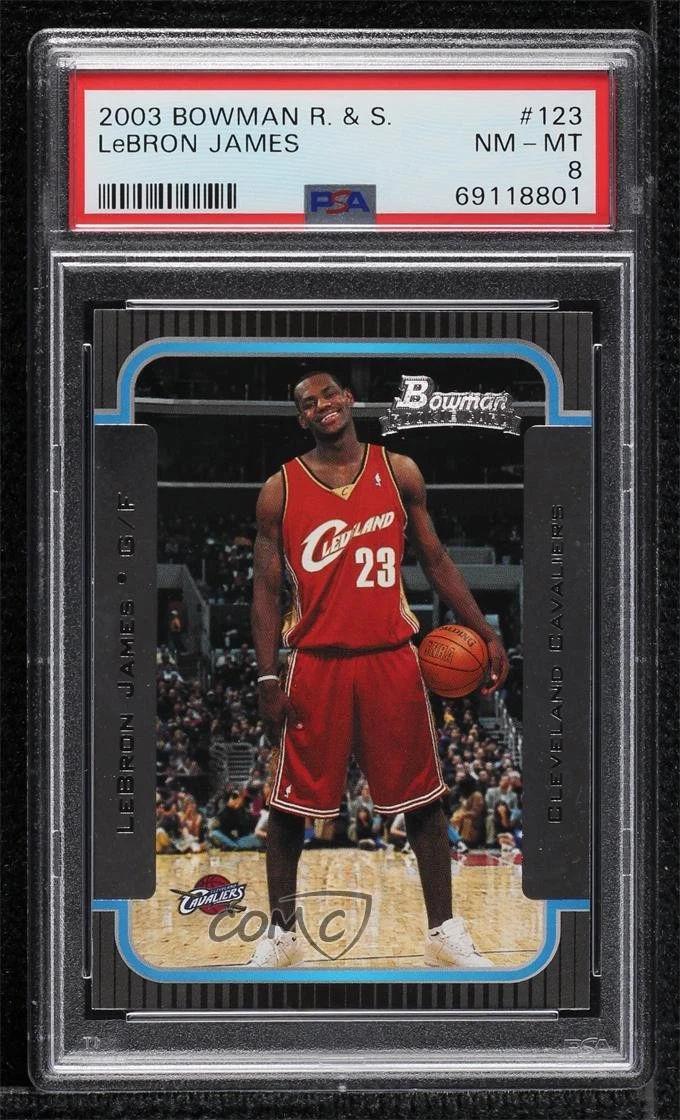 Bowman LeBron James Original Basketball Rookie Sports Trading