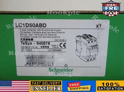 Fst LC1D50ABD LC1-D50ABD DC24V NEW in box Schneider Contactor free shipping