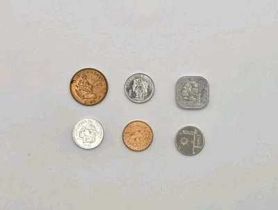 Philippines 1 Sentimo/Centavo Complete Varities.Lot Of 6.ALL UNCIRCULATED. - Image 1 of 2