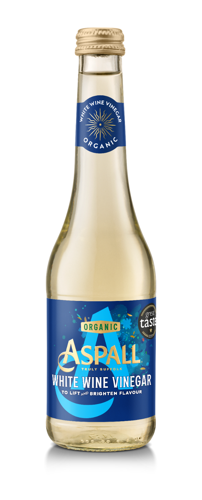 Aspall Organic White Wine Vinegar 350ml - Pack of 3
