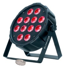 American DJ Eliminator LP 12 HEX RGBWA UV LED DMX Par Wash Light Magnetic Mount