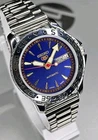 Refurbished Vintage Seiko 5 Blue Automatic: 17 Jewels Day Date Men's Watch 38MM