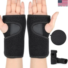 Carpal Tunnel Wrist Brace for Night Wrist Sleep Supports Splints Stabilizer USA