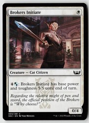 Brokers Initiate - 5/281 - Common - Streets of New Capenna