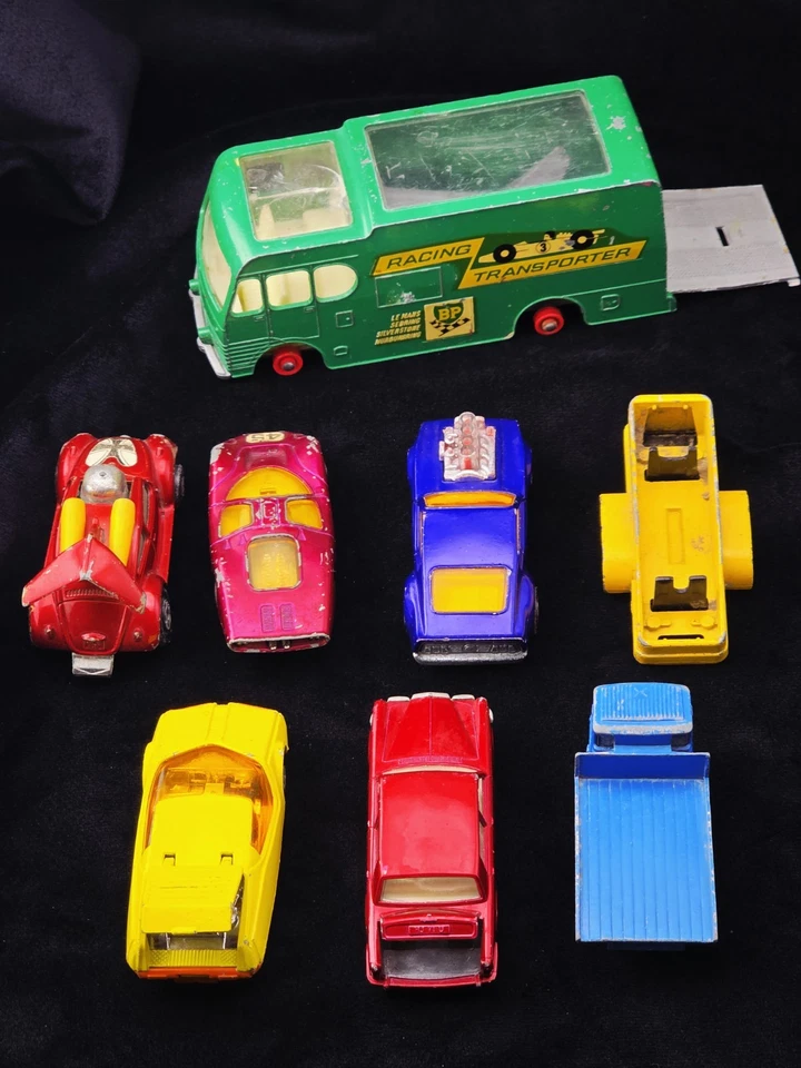 Matchbox Lesney Superfast Lot 8 Cars BP Racing Transporter K-9 1969–76 Vintage - Image 4 of 4