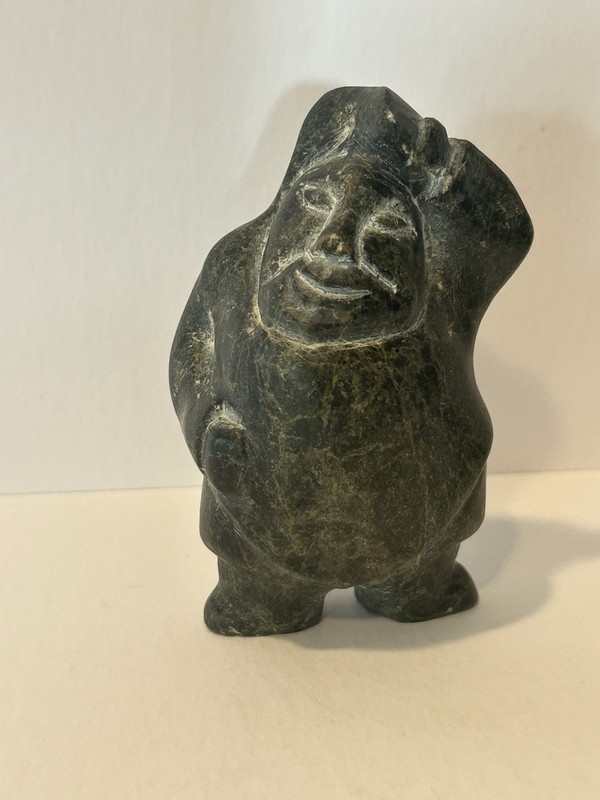 Inuit Man Soapstone #42