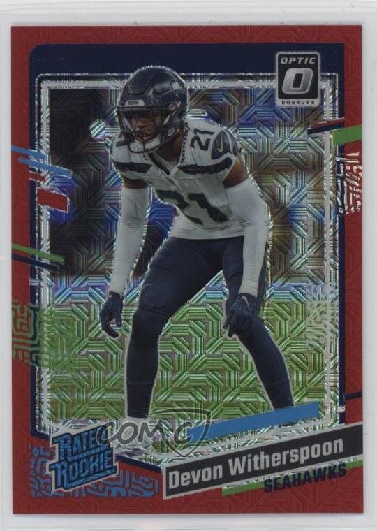 2023 Panini Donruss Optic Rated Rookie Red Mojo Prizm Devon Witherspoon #292