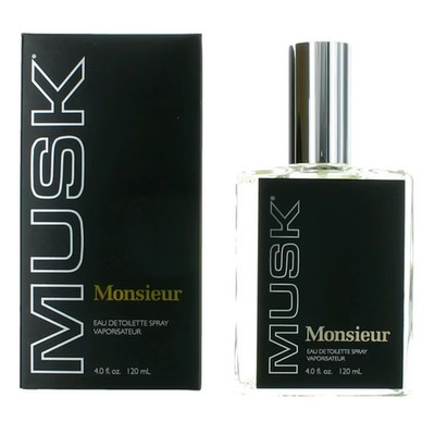 Monsieur Musk For Men Eau de Toilette Spray 4 fl oz