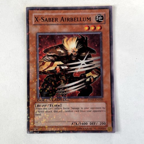 X-Saber Airbellum DT01-EN020 YuGiOh Duel Terminal 1 card