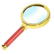 HD Handheld Magnifying Glass: 20X Magnification Lens diameter 80mm