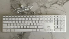 Keyboard Apple Silver,White Model:A1243 USB Wired –Free Shipping