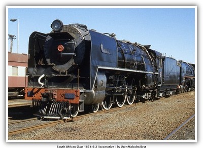 South African Class 16E 4-6-2   train railroad _issue10