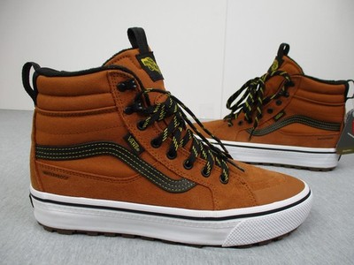 Vans Sk8-Hi Shoes Mens 9.5 Gore-Tex MTE Waterproof Glazed Ginger