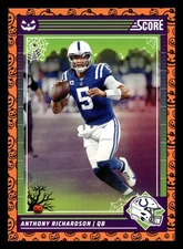 Anthony Richardson 2024 Score-A-Treat Orange Pumpkins #118 Colts *032