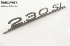 Mercedes SL W113 Pagode Typenschild Emblem hinten ORIGINAL 230SL 1138140315 ?? Mercedes SL W113 Pagode Typenschild Emblem hinten ORIGINAL 230SL 1138140315 ??