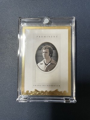 2020 Futera Unique Soccer Masters Gold Frame Franz Beckenbauer Patch 13/15