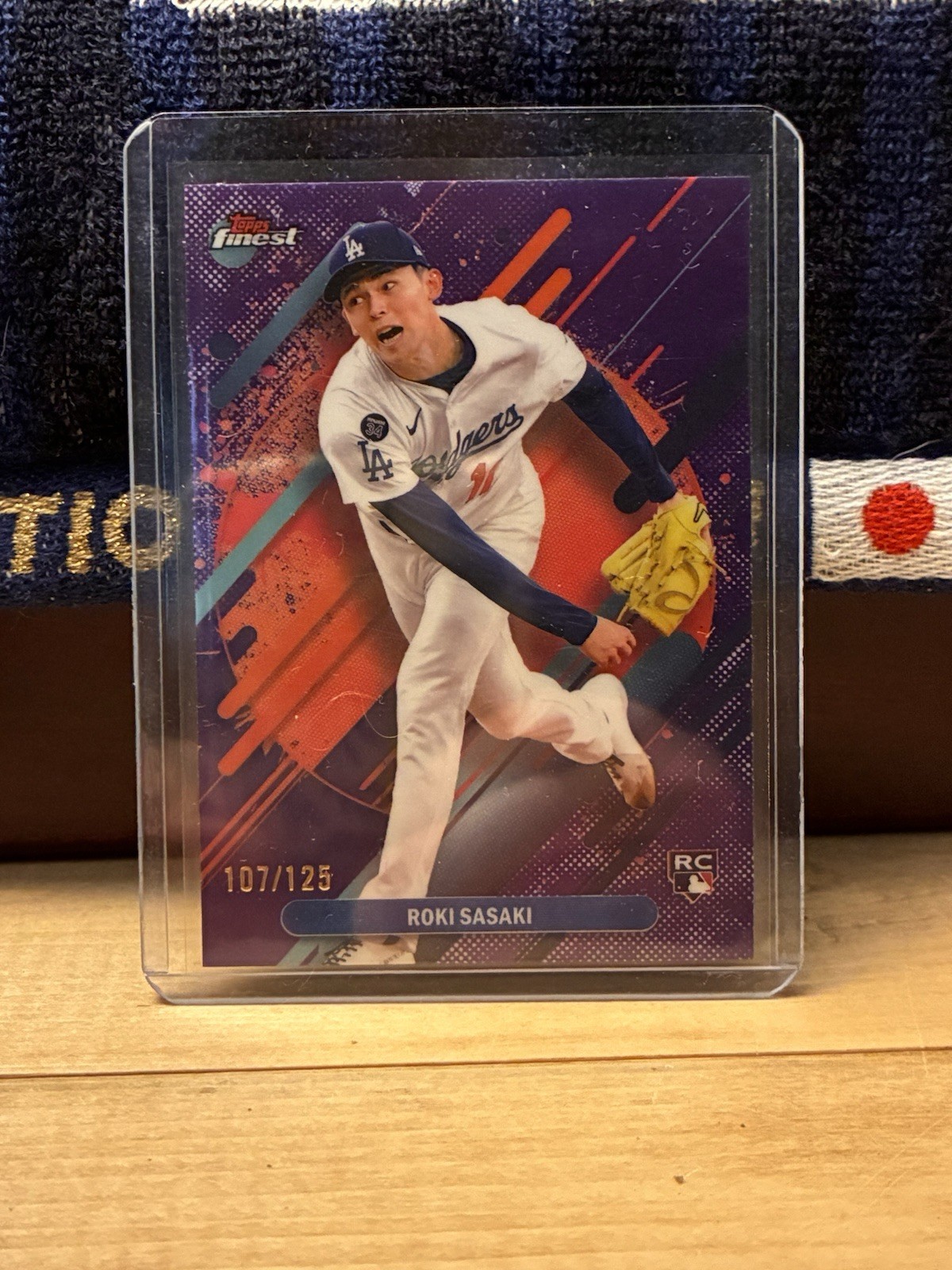 2025 Topps Finest - Rare Roki Sasaki #288 Purple Refractor /125 (RC)