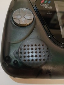 RARE Authentic Smoke Clear Black Sega Game Gear Console w Modern LCD US Seller