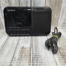 Sony TCM-818 Cassette Player Portable Tape Recorder With Mic Tested