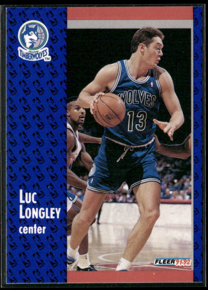1991-92 Fleer #320 Luc Longley