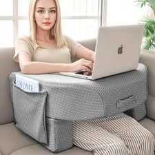 Reading Pillow for Laptop, Extra Large Armrest Gaming Pillow for Working, Hig...