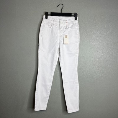 Good American Good Petite Skinny Jean Size 0 / 25 White Basic Classic NWT