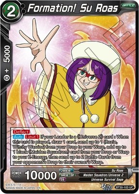 Formation! Su Roas BT30-103 Uncommon