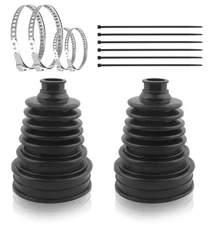  2PCS CV Boot Repair Kit for 19mm to 24mm Shafts Universal Car CV Axle Joint 