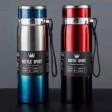316 Stainless Steel, 1L Thermos Flask for Water, Tea and Coffee, Cold and Hot Th