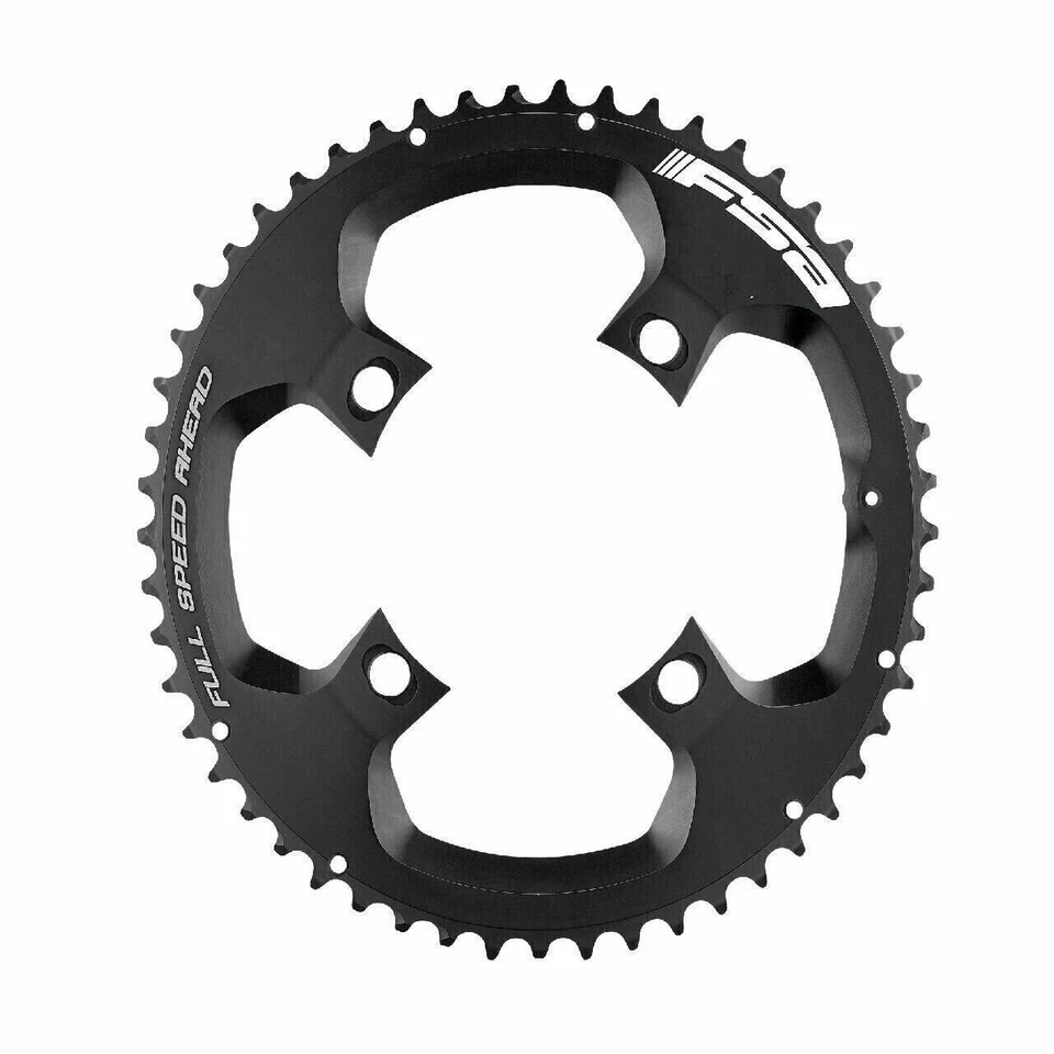 FSA SL-K / Powerbox ABS Chainring 4H 110BCD x 50T alloy Black Teeth w/Nail - Image 2 of 4