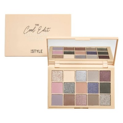 In The Style große Lidschatten Palette Makeup 15 x 1,3g Farbtöne - Cool Edit - 84064