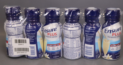 Ensure Plus Vanilla Oral Supplement  8 oz bottle 6 pack