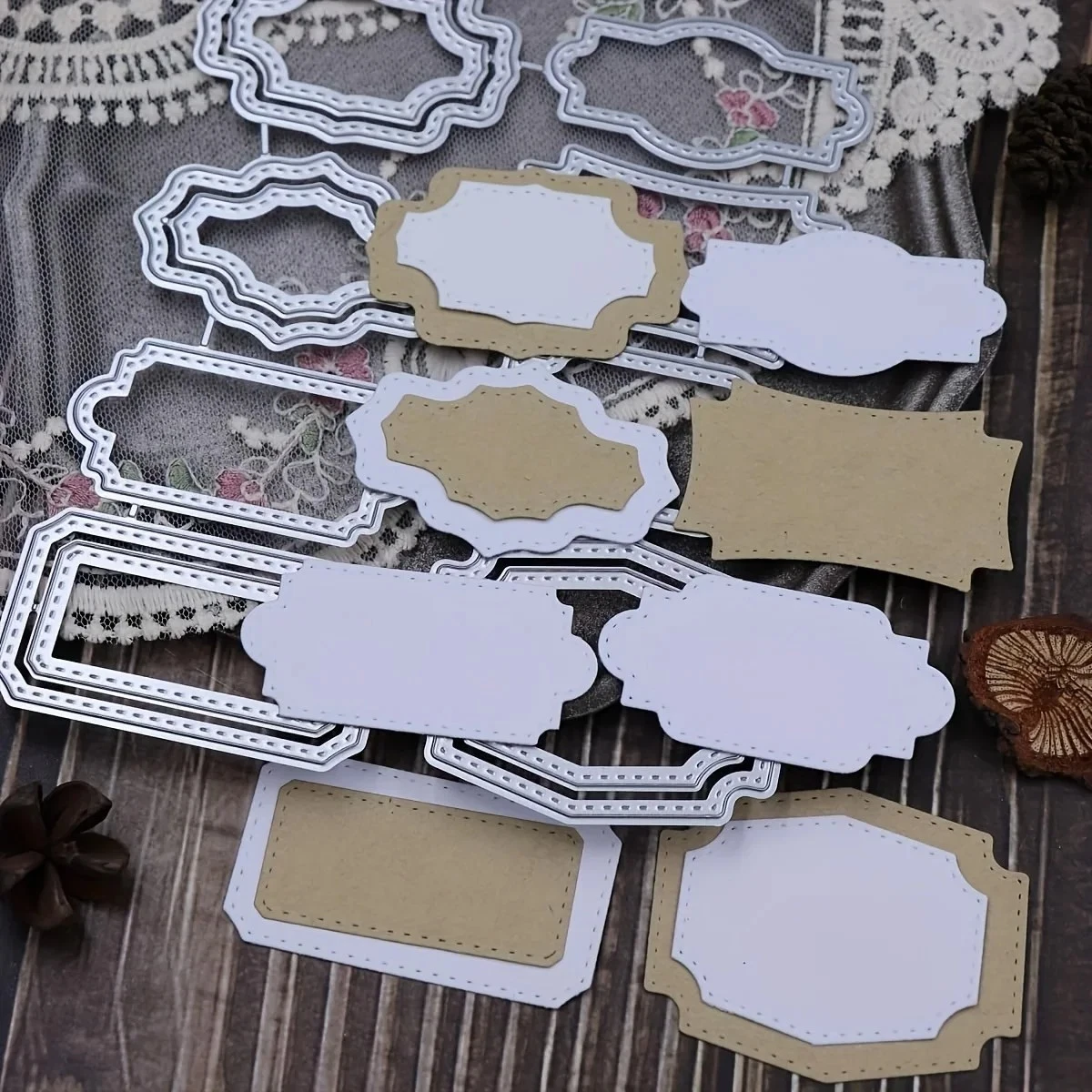 Fustella Taglio In Acciaio Al Carbonio – Set Love, 3 Pezzi, Per Scrapbooking E Biglietti Fai Da Te