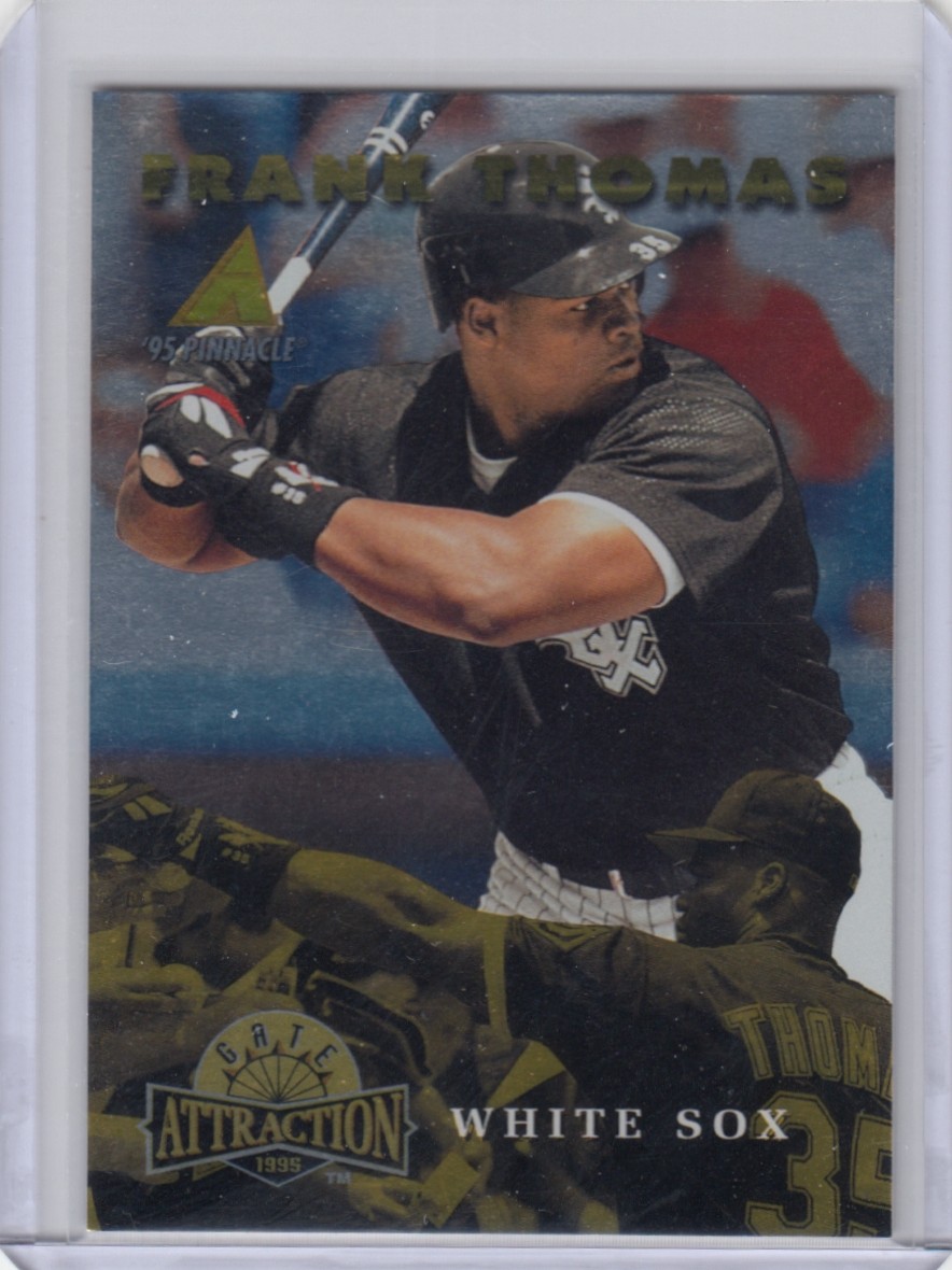 1995 Pinnacle FRANK THOMAS Gate Attraction INSERT #2 Chicago White Sox HOF
