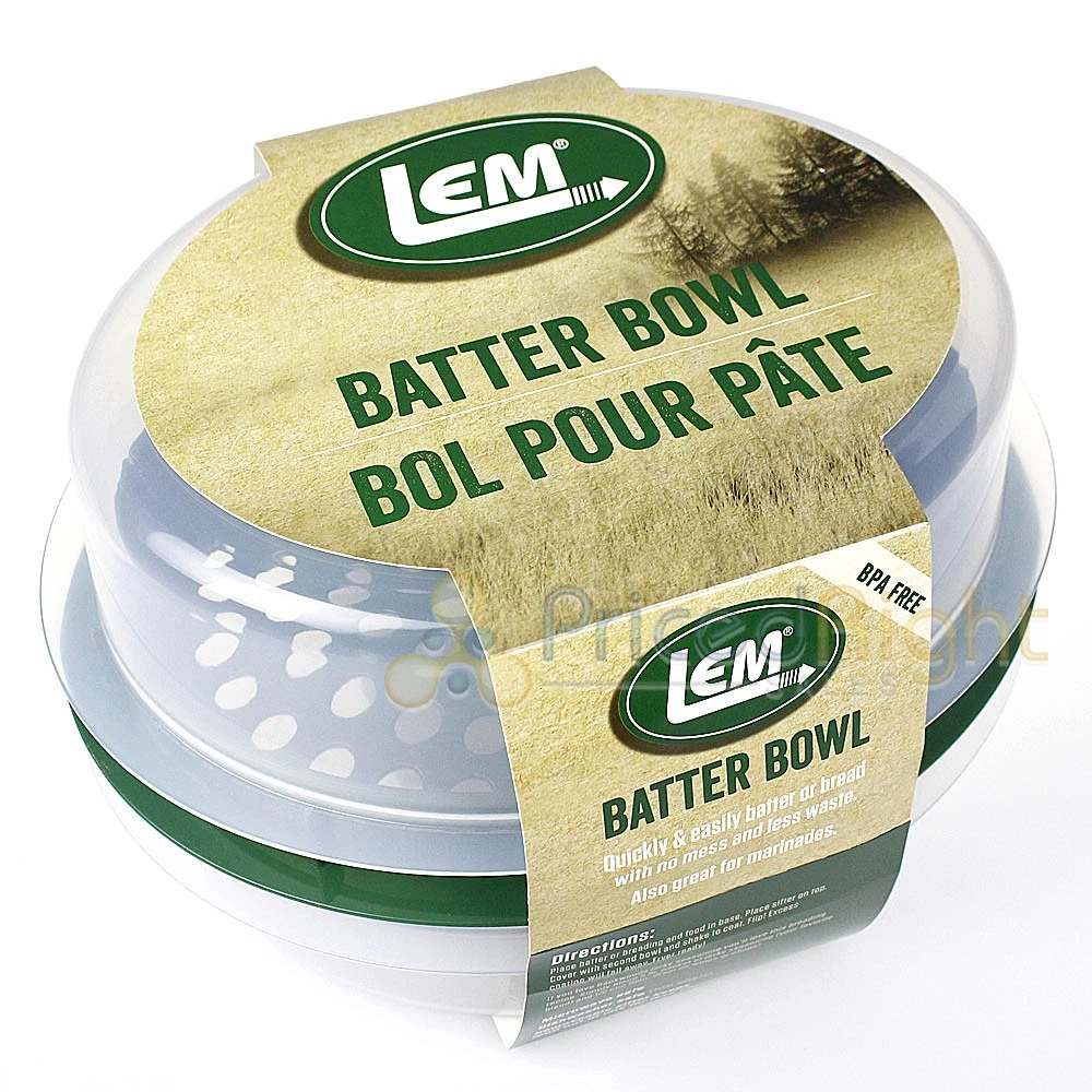 Even Coat Batter Bowl For Breading and Seasoning Lid-Locking Mechanism LEM
Opens in a new window or