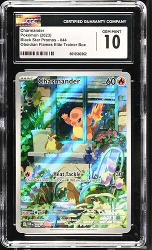 Charmander #044 Obsidian Flames ETB Black Star Promo CGC 10 Gem Mint
