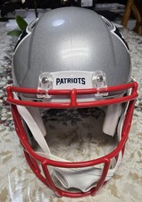 New England Patriots Mac Jones autographed authentic speed helmet