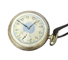 Antique 1911 Ladies Elgin Pocket Watch 15 Jewel Fancy Dial Cracked Crystal Works