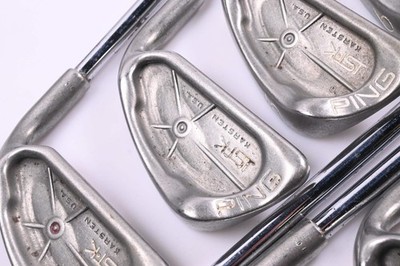 Ping ISI-Karsten Eisen / 3-PW+SW / Red Dot / Stiff Flex Ping Cushin JZ Schäfte