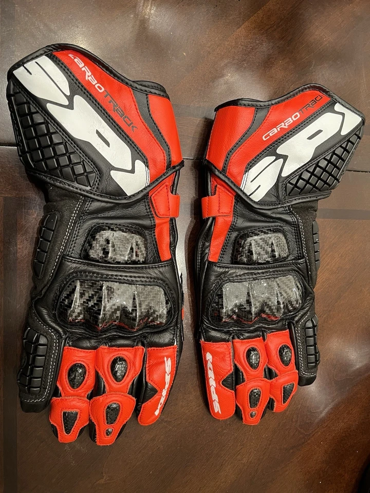 GUANTES DE CUERO SPIDI CARBO TRACK EVO TALLA L Foto 2 de 4