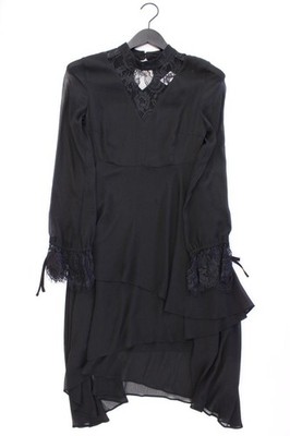   Tigha Langarmkleid Classic Kleid für Damen Gr. 32, XS neuwertig schwarz  