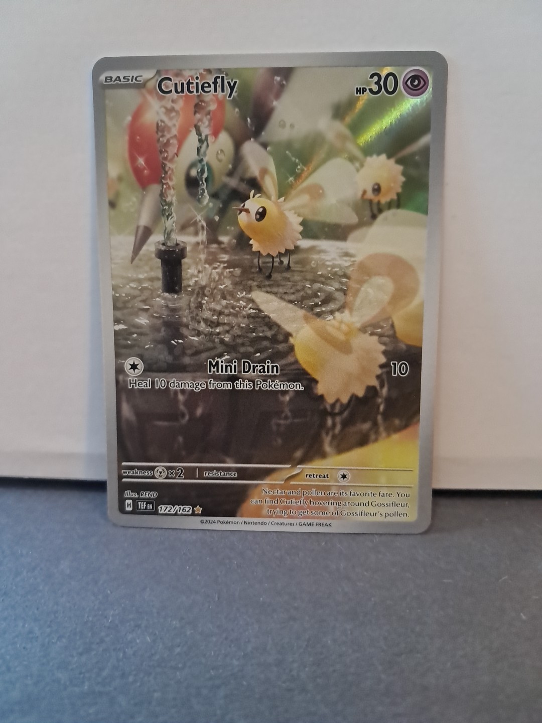 Pokémon TCG Cutiefly 172/162 Illustration Rare Temporal Forces NM