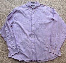 Men’s Chaps Purple Classic Dress Shirt Size 18 36/37