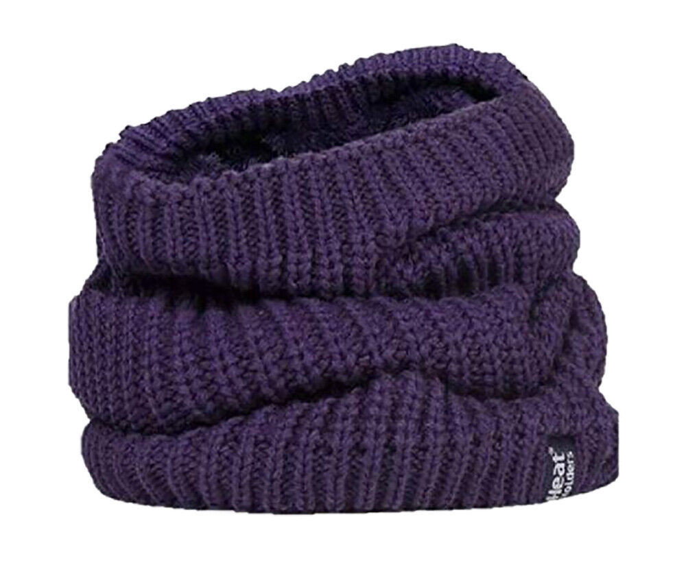 Mitaine Femme Fourrure HEAT HOLDERS FEMME Épais Tricot Echarpe Tube Cache Cou Snood Avec Doublé Polaire EUR 18,99 - FR Mitaine Laine Femme