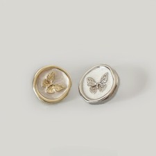 UK 10X DIY Retro Round Metal Buttons for Formal Suit Jacket Coat Sewing Craft